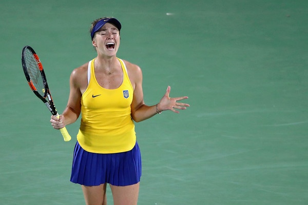 Elina Svitolina je iz olimpijskega turnirja v Riu vrgla 1. tenisačico sveta Sereno Williams