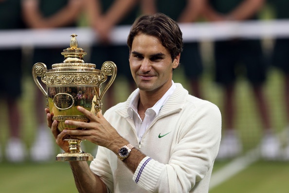 Roger Federer je leta 2012 osvojil sedmi Wimbledon (2003-2007, 2009, 2012), ki je obenem njegov zadnji turnir za Grand Slam.
