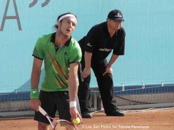 Juan Monaco si verjetno ni mislil, da bo na takšen način končal dobre nastope v Roland Garrosu!