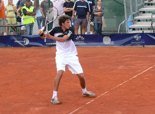 Prvi nosilec Robin Haase se je ustavil v polfinalu