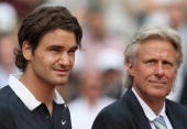 Bjorn Borg (desno) pravi, da ne bi bil presenečen, če bi Federer drugo leto zapustil tenis