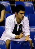 Nole je s tribune bodril mlajšega brata Marka