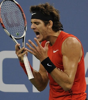 Takole se je jezil Juan Martin Del Potro