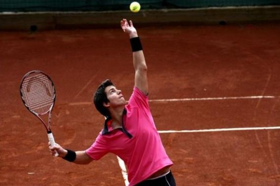 Aljaž Bedene nastopa v italijanskem mestu Caltanissetta