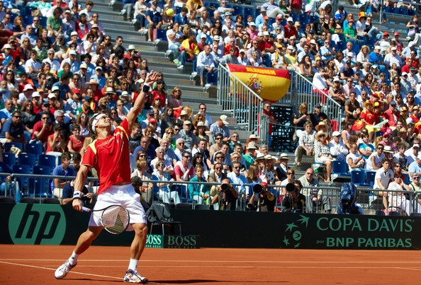 David Ferrer je v petek dobil tekmo posameznikov, v nedeljo pa bo imel proti Johnu Isnerju zaključno žogico za finale pokala Davis