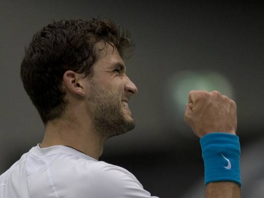 Grigor Dimitrov je med drugim in tretjim nizom dobil 18 točk zapored, kar je bistveno pripomoglo k zmagi nad Baghdatisom