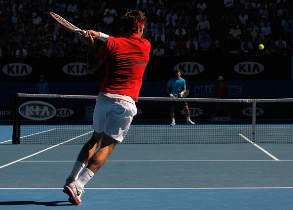 Roger Federer se je uvrstil v 30. polfinale turnirjev za grand slam in odigral 1000. dvoboj kariere