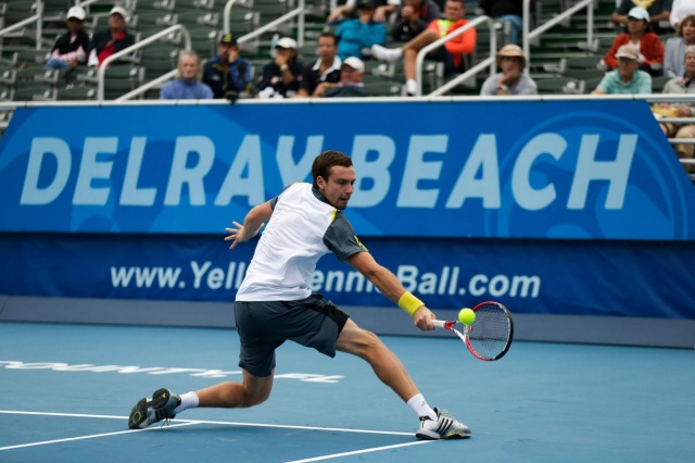 Ernests Gulbiš se je odločil, da se bo bolj posvetil tenisu. Zaenkrat mu kaže odlično že v Delray Beachu...