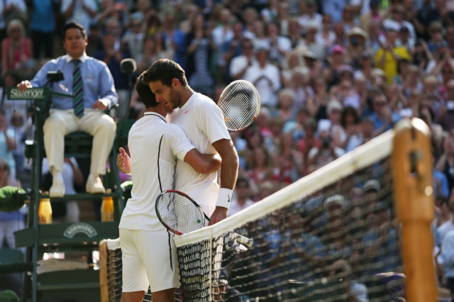 Juan Martin del Potro je prikazal atomski tenis, a se mu ni izšlo za drugi grand slam finale, prvega na  Wimbyu