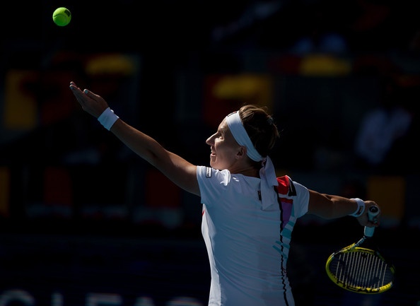 Svetlana Kuznjecova se je kar dobro upirala favorizirani Azarenki, trenutno 1. igralki sveta