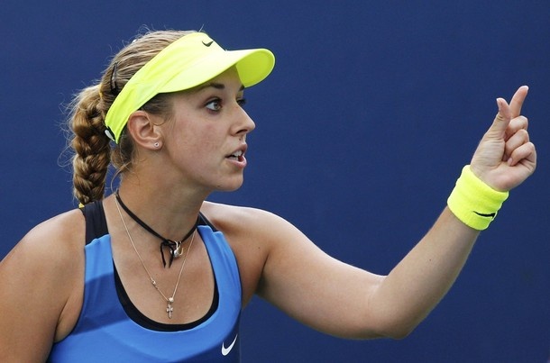 Sabine Lisicki tudi komunikacija s sodnico ni pomagala do 2. kroga
