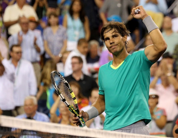 Rafael Nadal že blesti v polnem sijaju. V Indian Wellsu se je petič uvrstil najmanj v polfinale, kaj bo šele, ko bo nastopal na svojem terenu, pesku