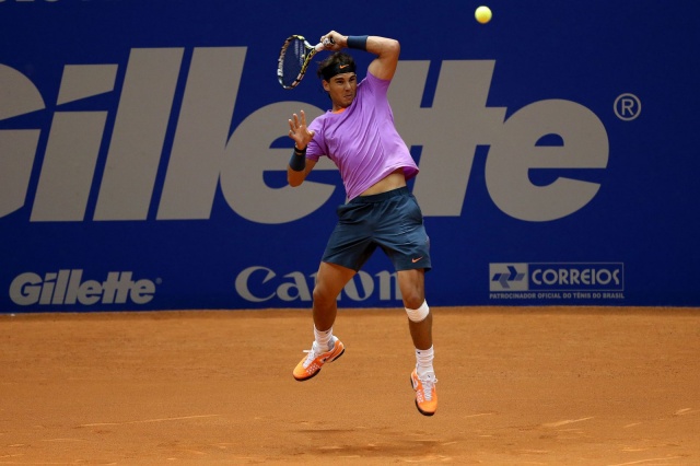Rafael Nadal je v uvodnem krogu po dveh nizih izločil Joaa Souzo