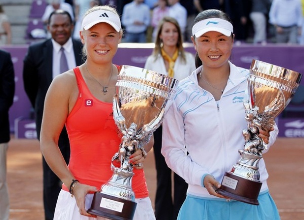 Caroline Wozniacki in Šuai Peng sta bili prvi finalistki novega turnirja v Bruslju