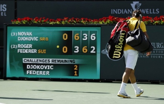 Roger Federer zapušča Indian Wells po polfinalu, v ponedeljek pa bo zapustil tudi 2. mesto na ATP lestvici