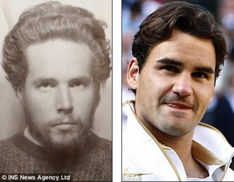 Nick Newlife (levo) je leta 2003 položil stavo v višini 1,520 angleških funtov, da bo Roger Federer sedemkrat osvojil Wimbledon. Švicarju je letos uspelo in dobitek se je povečal za 66x, prejela pa ga bo humanitarna organizacija