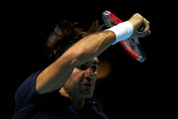Roger Federer, tenisač, ki je s 6. naslovom na zaključnih mastersih podrl še en mejnik v zgodovini belega športa