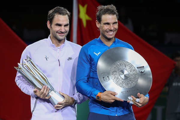 Velikana tenisa. Roger Federer in Rafael Nadal sta v samem vrhu in na vrhu že desetletje in pol. Poskrbela sta, da lahko govorimo o zlati dobi tega športa.