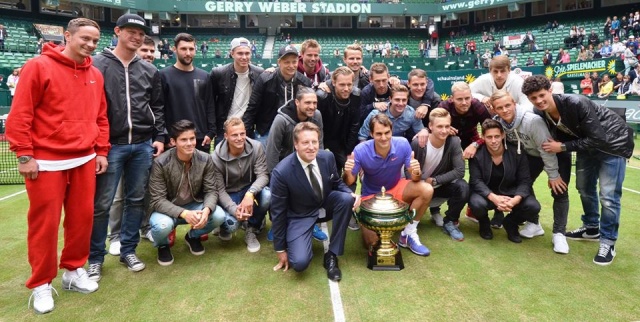 Roger Federer je osmič zmagal na ATP turnirju v Halleju