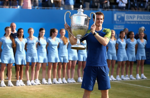 Andy Murray je tretjič postal zmagovalec ATP250 teniškega turnirja v Queens Clubu
