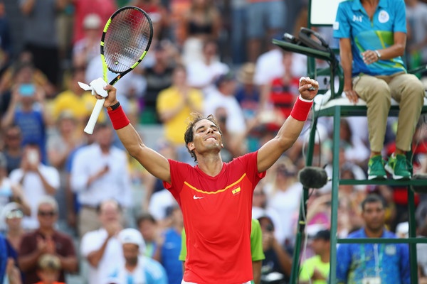 Rafael Nadal je edini aktivni teniški igralec, ki ima v žepu vse štiri turnirje za Grand Slam in zlato olimpijsko odličje iz posamične konkurence