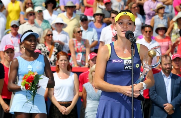 Agnieszka Radwanska ima po slavju v Montrealu na računu 14. naslovov turnirjev serije WTA