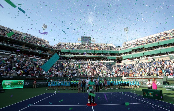 Teniški turnir ATP 1000 v Indian Wellsu imenujejo tudi 5. grand slam. Nič čudnega, saj se v kalifornijski puščavi vsako leto za naslov borijo vsi najboljši teniški igralci sveta