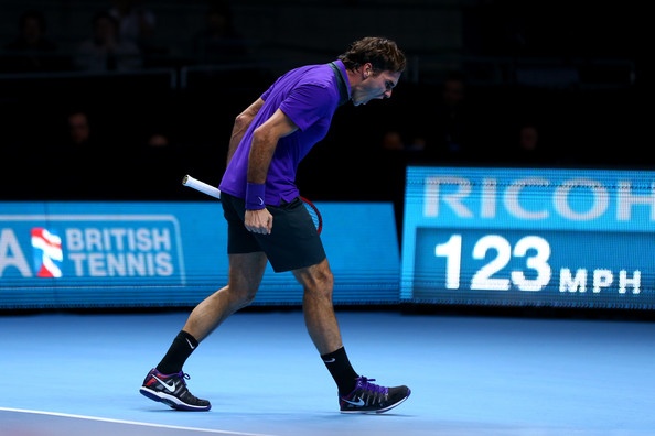 31-letni švicarski teniški velezvezdnik je osmič igral v finalu ATP World Tour Mastersa ter drugič ostal praznih rok. Prav vsakič je igral z različnim tekmecem, ugnala pa sta ga David Nalbandian (2005) in Novak Djoković (2012)