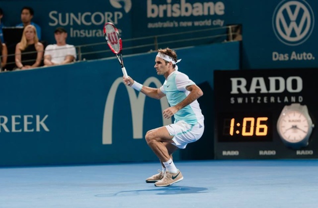 Roger Federer je tretjič zapored igral v finalu ATP turnirja v Brisbanu