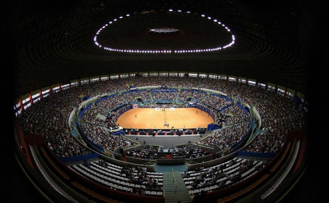 Teniški turnir se je v Sao Paulu odvijal v dvorani na pesku