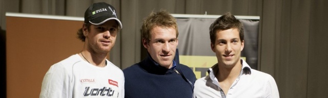 Blaž Kavčič, Grega Žemlja in Aljaž Bedene so v glavnem delu ATP turnirja v Zagrebu.