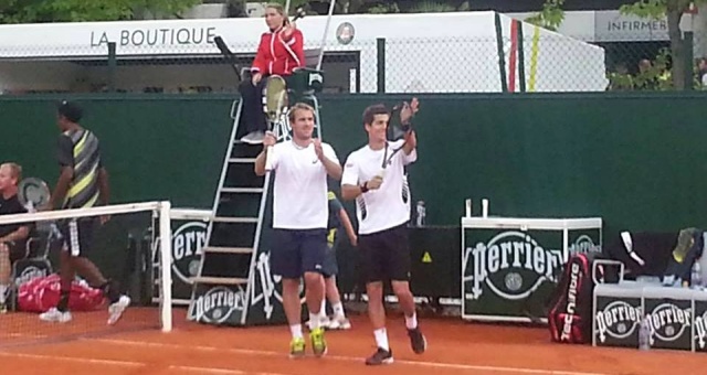 Grega Žemlja in Aljaž Bedene sta dobila zgodovinski uvodni krog dvojic na Roland Garrosu   Foto: Facebook (Grega Žemlja)