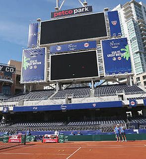 FOTO! Andy Murray navdušen nad San Diegom, prizoriščem Davisovega pokala!