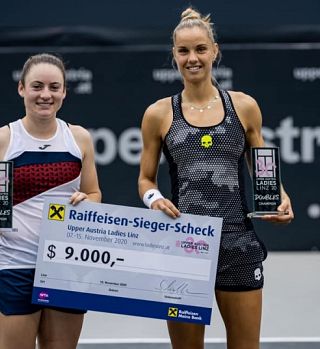 Tamara Zidanšek in Arantxa Rus osvojili Linz!