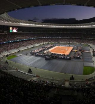 VIDEO! Roger Federer in Rafael Nadal podrla rekord v Cape Townu!