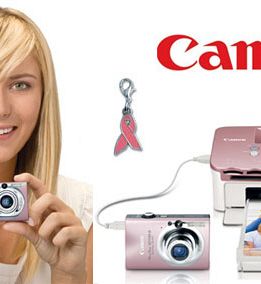 Marija Šarapova in Canon z roza kampanjo v boju proti raku