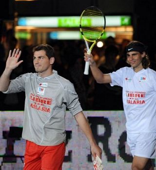 Iker Casillas in Rafael Nadal organizirata dobrodelni športni turnir
