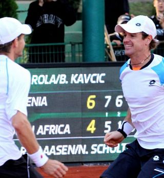 Davis Cup: Blaž, Blaž&Blaž zagotovili obstanek v 1. evroafriški skupini že v soboto! (FOTO)