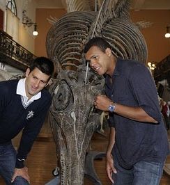 FOTO! Novak Djokovič in Jo Wilfried Tsonga proučevala morske fosile v Monacu!