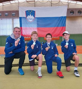 Dečki do 12 let Šeško, Petrovič in Suljič so postali evropski podprvaki