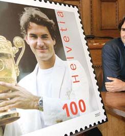 Roger Federer tudi na avstrijskih znamkah!