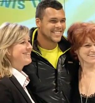 Jo Wilfried Tsonga teniški igralec z najboljšim nasmeškom, predstavljen v seriji 