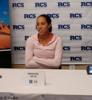 Madison Keys in Jesse Levine sta si priigrala 