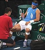 Dubajski turnir po Federerju osiromašen tudi za Nadala