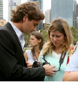Slike! Mirka in Roger Federer 
