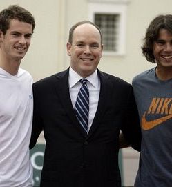 Slike!Rafael Nadal in Andy Murray sta igrala ekshibicijo pred 