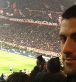 FOTO! Novak Djokovič na San Siru užival ob zmagi Milana!
