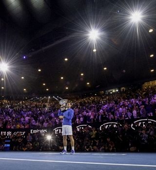 Novak Đokovič v finalu OP Avstralije ''natepel'' Nadala