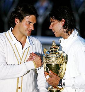 FOTO! Kaj bosta v Wimbledonu oblekla Rafael Nadal in Roger Federer!