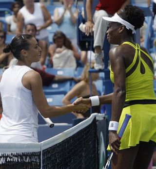 Venus Williams padla proti Flaviji Pennetti !